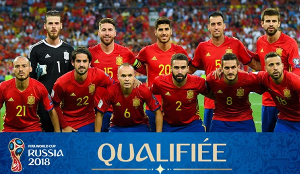 Les joueurs Espagnols en coupe du monde 2018
