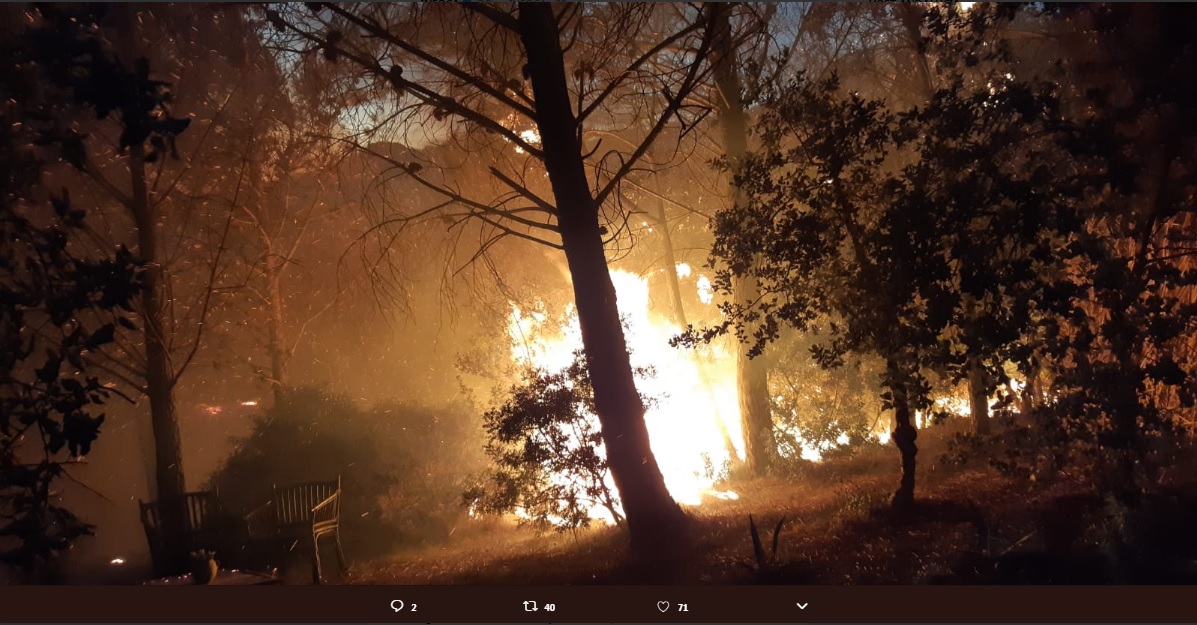 Gros feu pendant 3 jours entre Marbella et Estepona