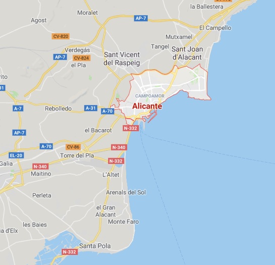 Un record de pluie à Alicante en aout 2019
