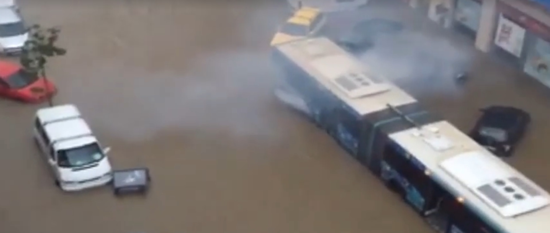 Floods in Costa del sol on december 2016