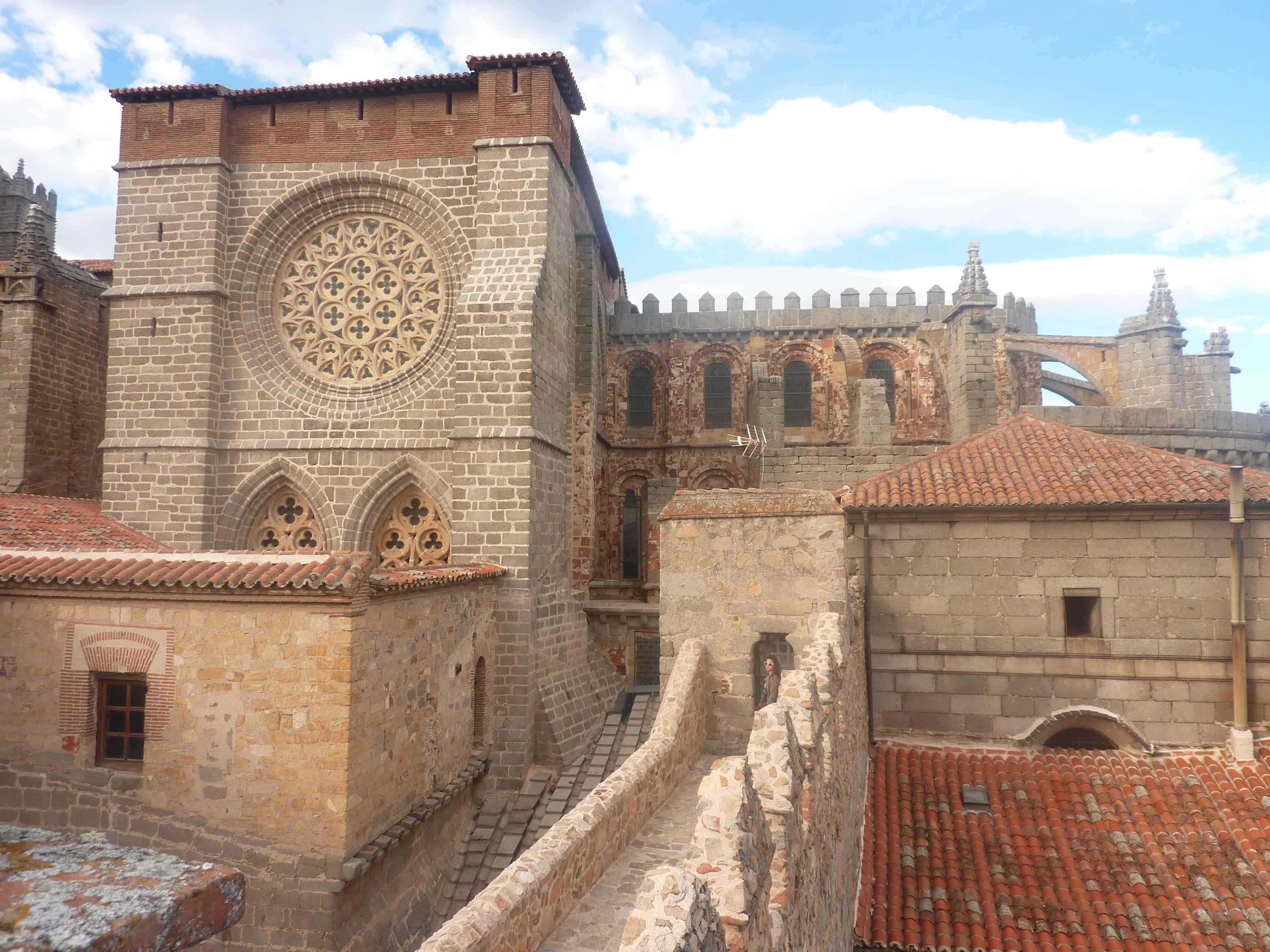 Cathedrale De Avila Vue Des Remparts en Images