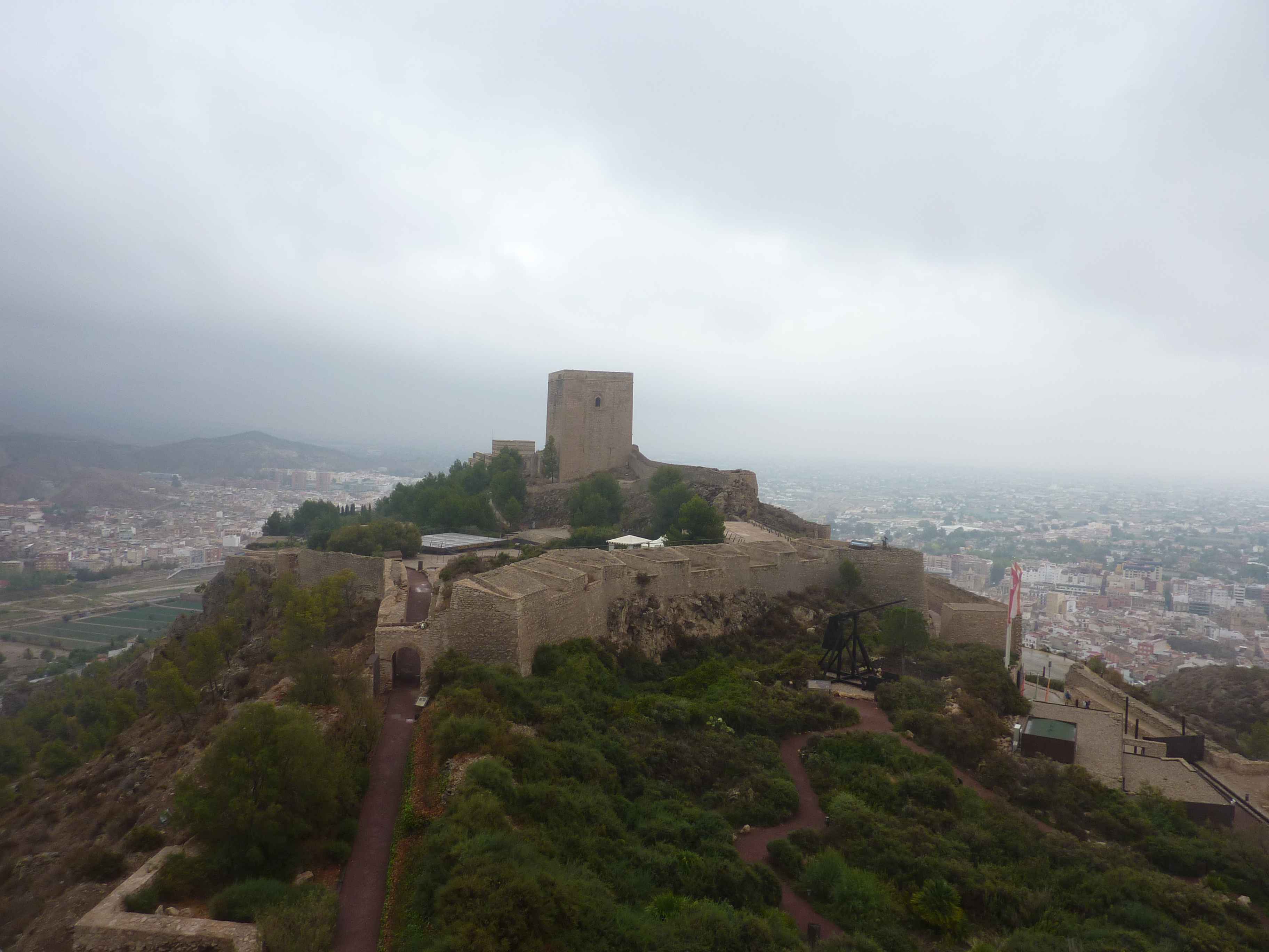 Vue Du Haut Du Chateau De Lorca Depuis Une Tour en Images