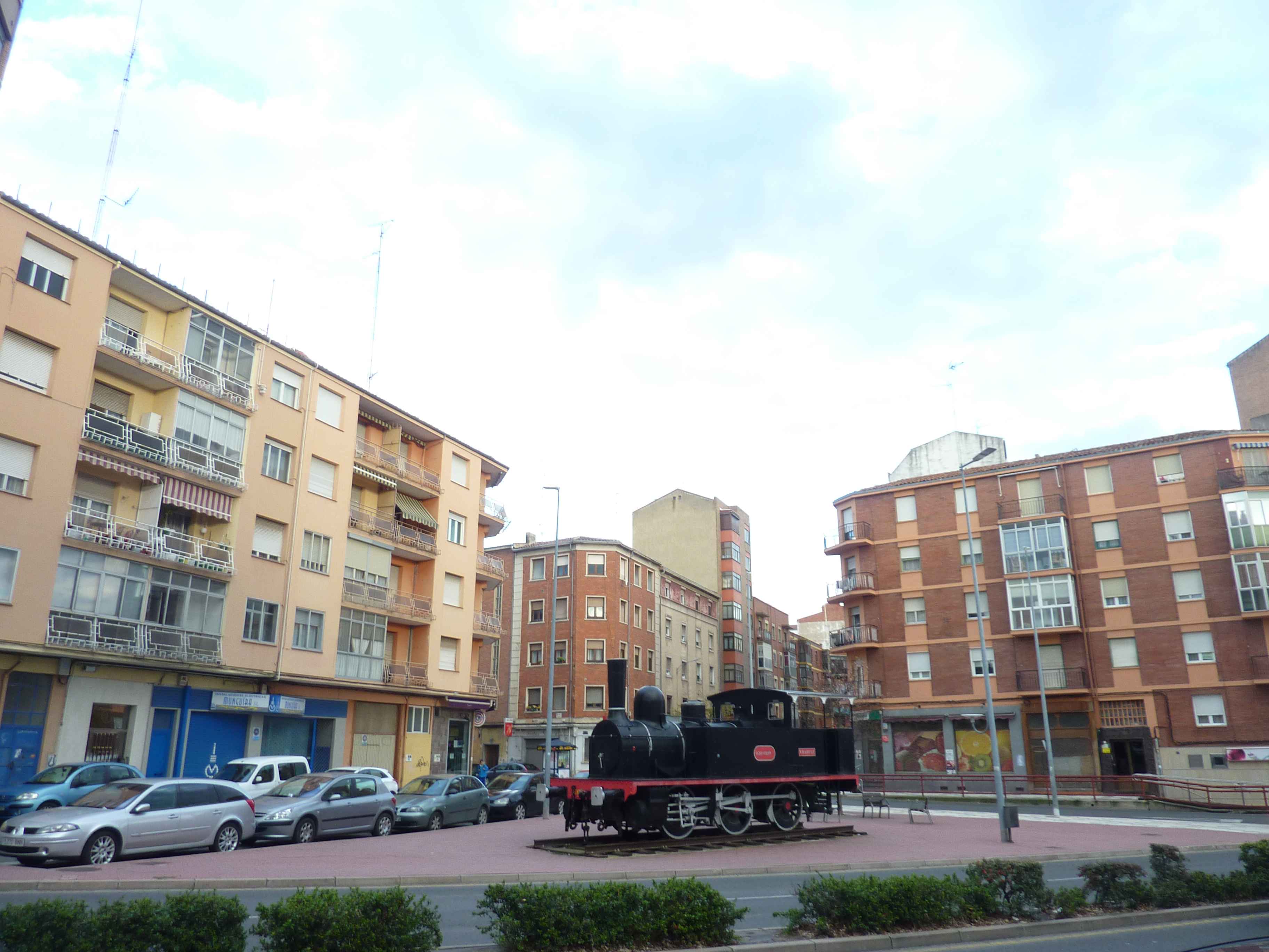 Locomotive Pour Le Nom De La Rue A Miranda De Ebro en Images