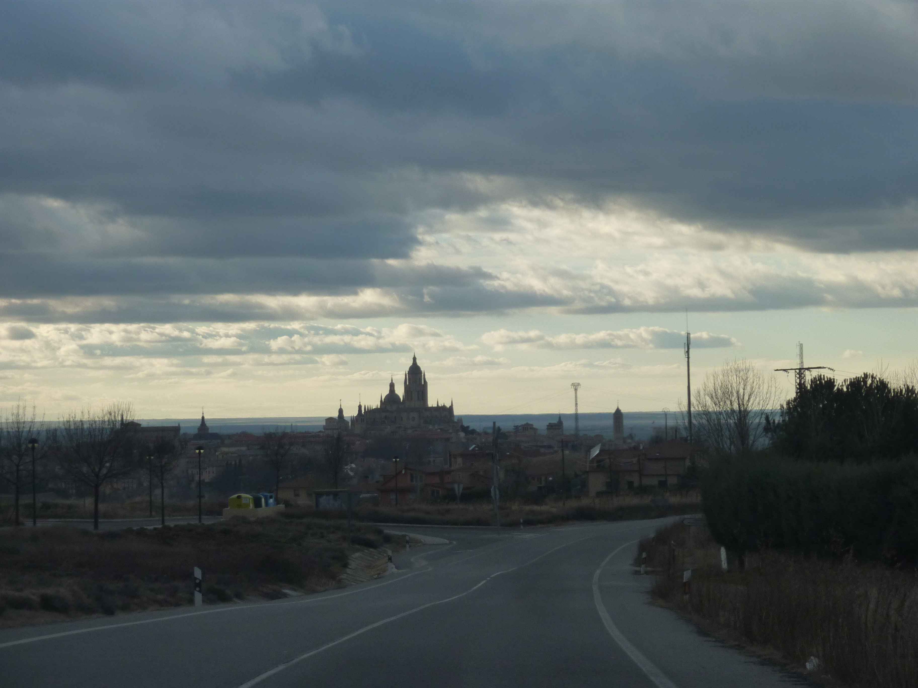Vue En Arrivant A Segovia en Images
