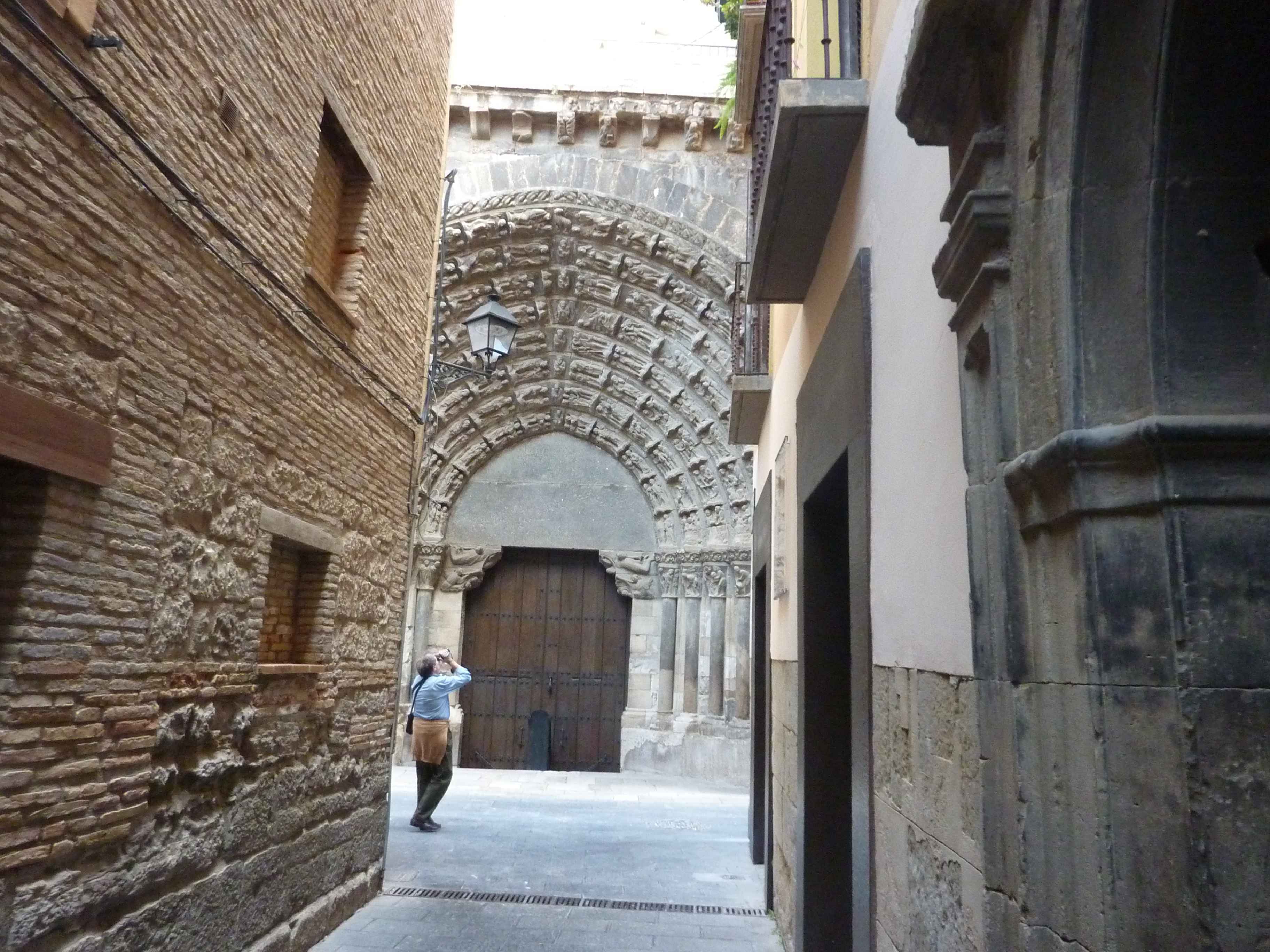 Vue De La Porte De La Cathedrale De Tudela en Images