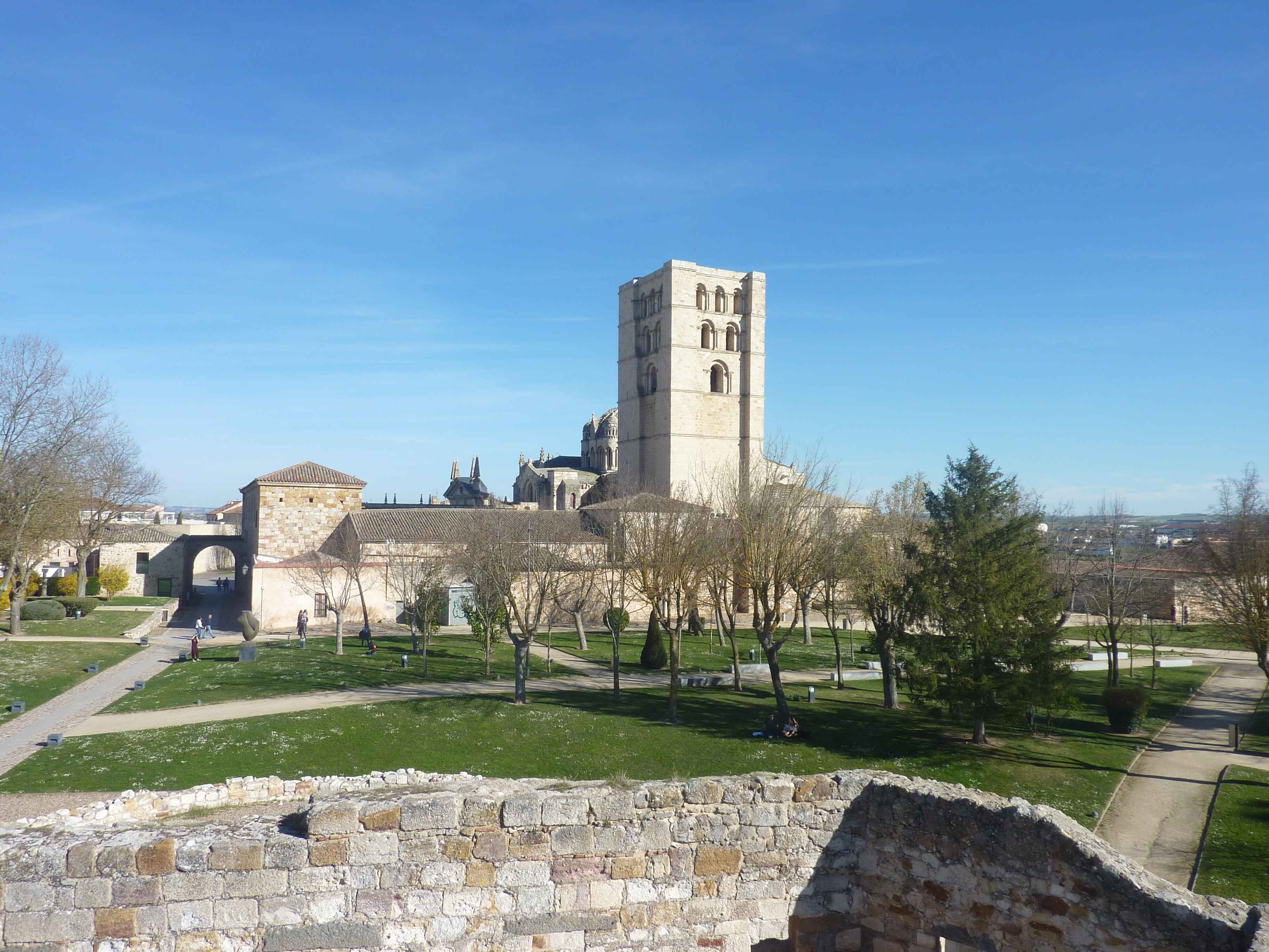 La Cathedrale De Zamora Depuis Le Castillo en Images