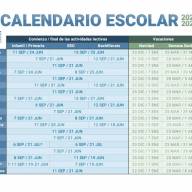 Calendar of the 2023 - 2024 school holidays in Spain