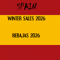 2026 winter sales in Spain january to march